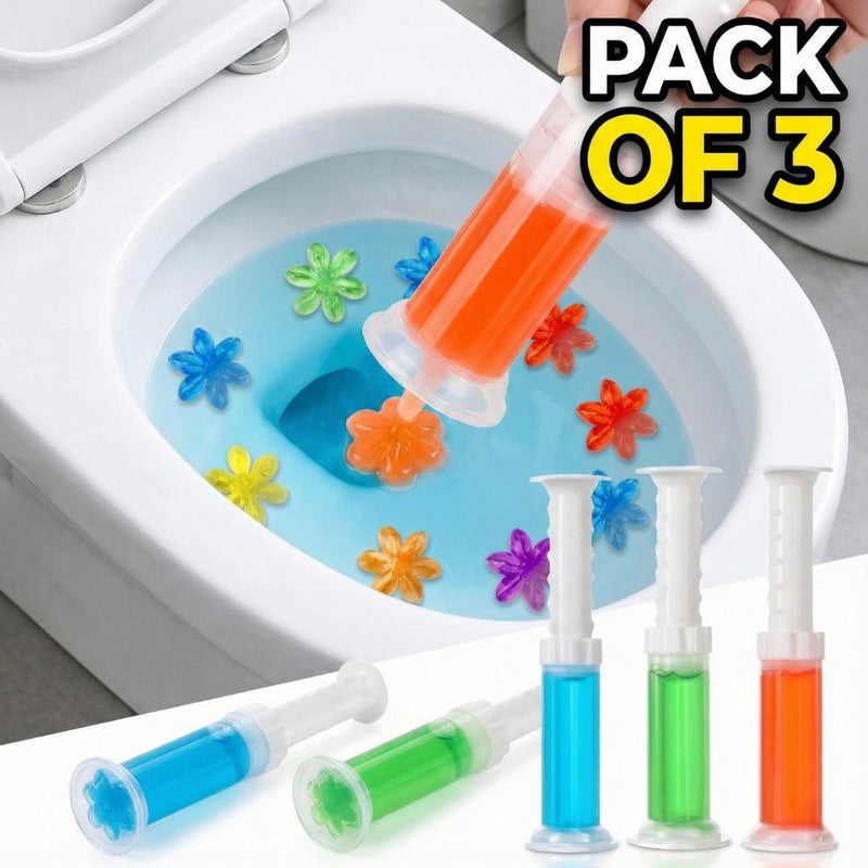 Toilet Gel Freshener and Cleaner Pack of 3